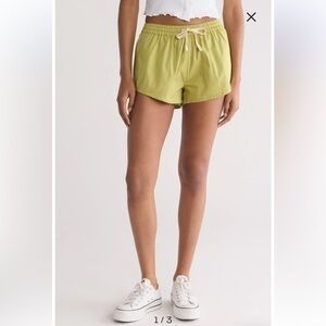 NWT ❤️ Billabong Seaweed Green Pipe Line Lightweight Drawstring Shorts, L